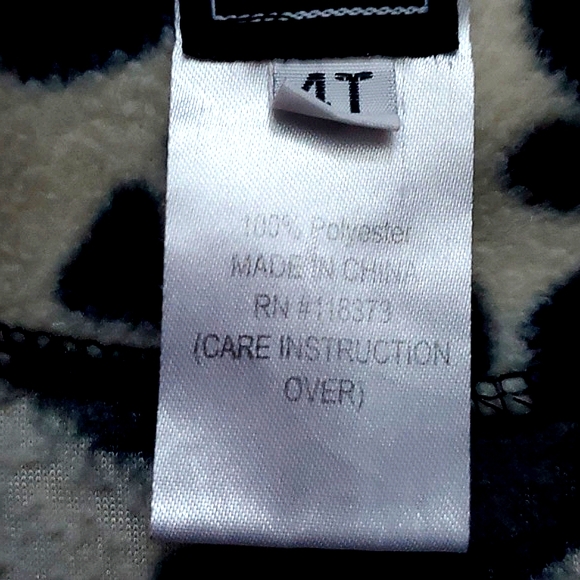 Mack & CO. Girl's Snow Leopard Coat Size 4T - Picture 7 of 11